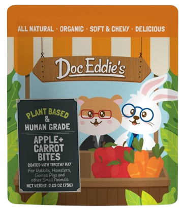 1ea Petipet Doc Eddie's Fruit + Veggie Treats- Apple/Carrot (22pc) - Health/First Aid